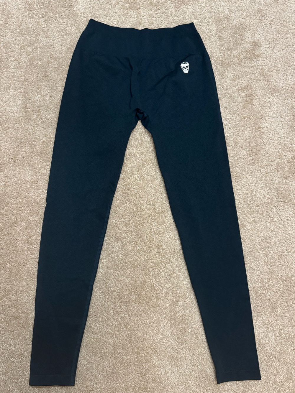 Women’s Black Stretch Leggings - Picture 2 of 6